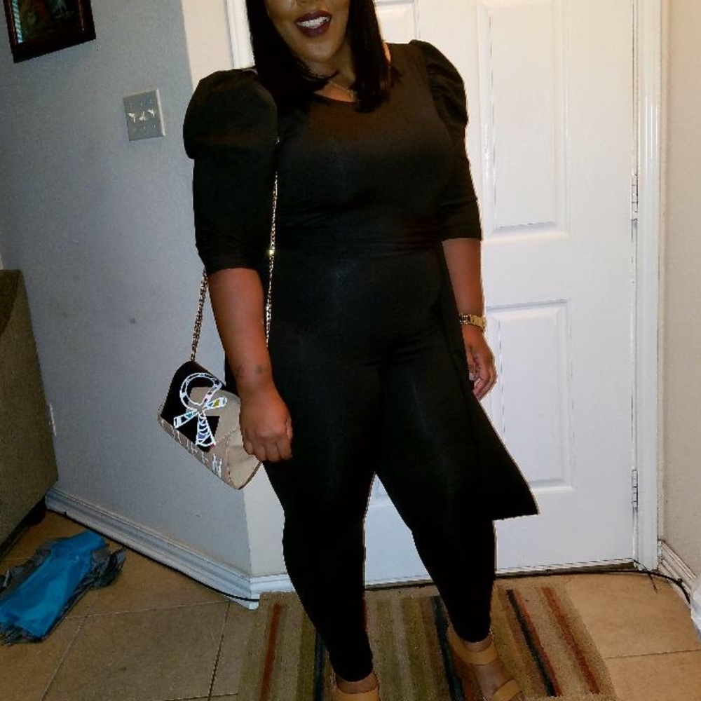 Black jumpsuit